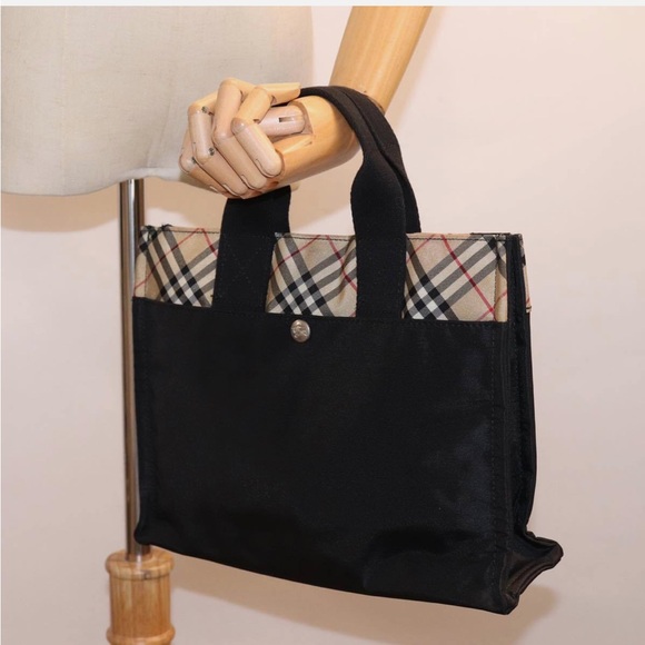 Burberry nova check nylon tote handbag - Picture 16 of 16